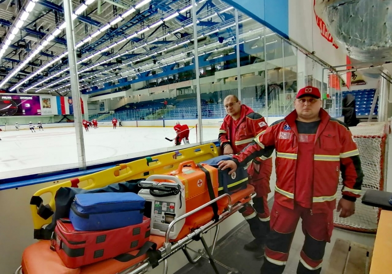 Дежурство скорой на спортивном мероприятии